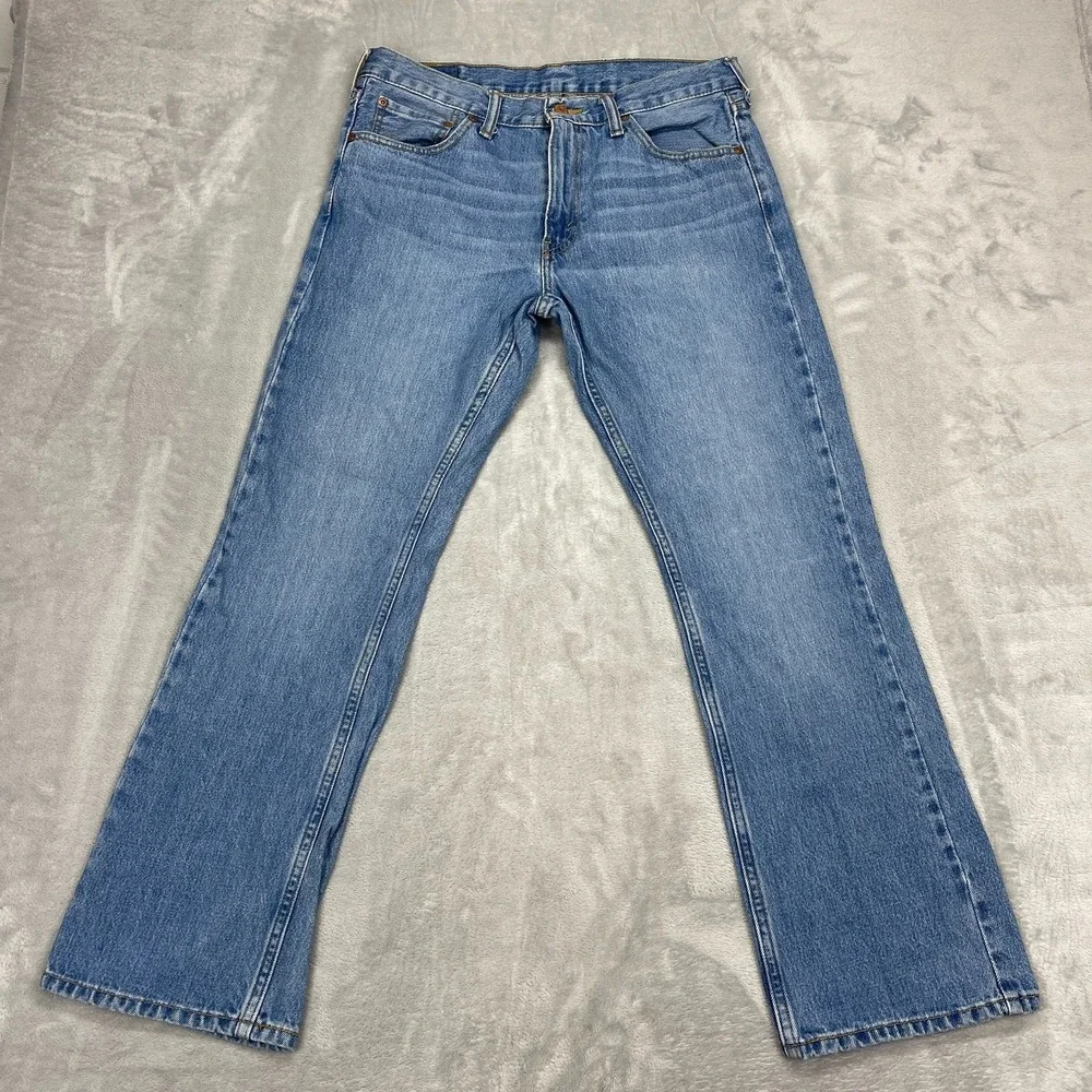 Levi's Jeans Mens 33x30 Blue Denim 527 Medium Wash Americana Slim Bootcut Grunge